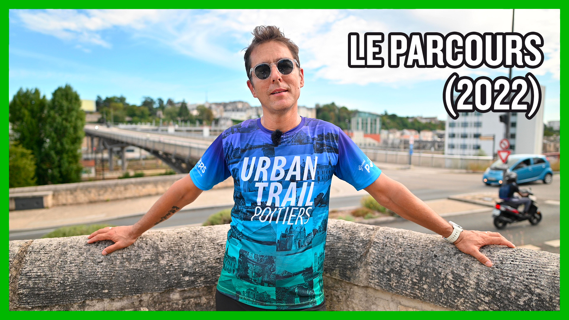 Le parcours de l'Urban Trail de Poitiers 2022